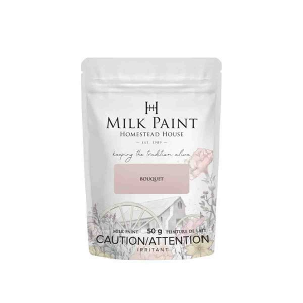 Peinture au lait Homestead rose Bouquet 50g