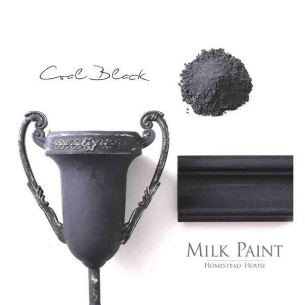 Peinture au lait Homestead Noir Coal Black 50g  