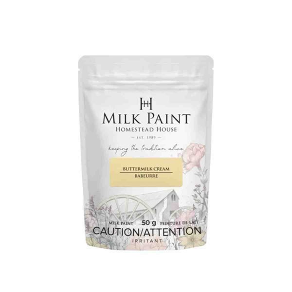 Peinture au lait Homestead crème Buttermilk Cream 50g 