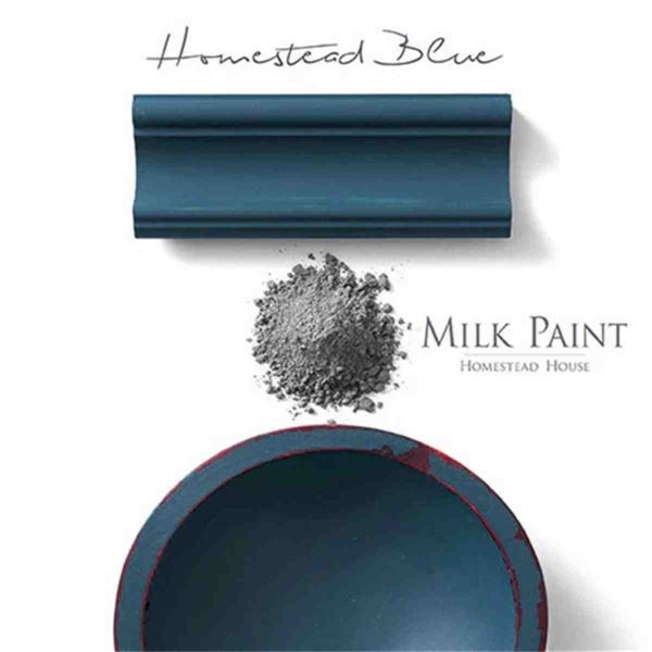 Peinture au lait Homestead Bleu Homestead Blue 330g 