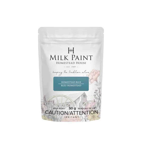 Peinture au lait Homestead Bleu Homestead Blue 330g 