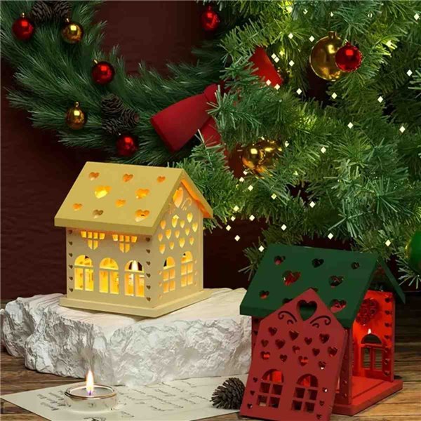 Moule silicone Noël petite maison coeur