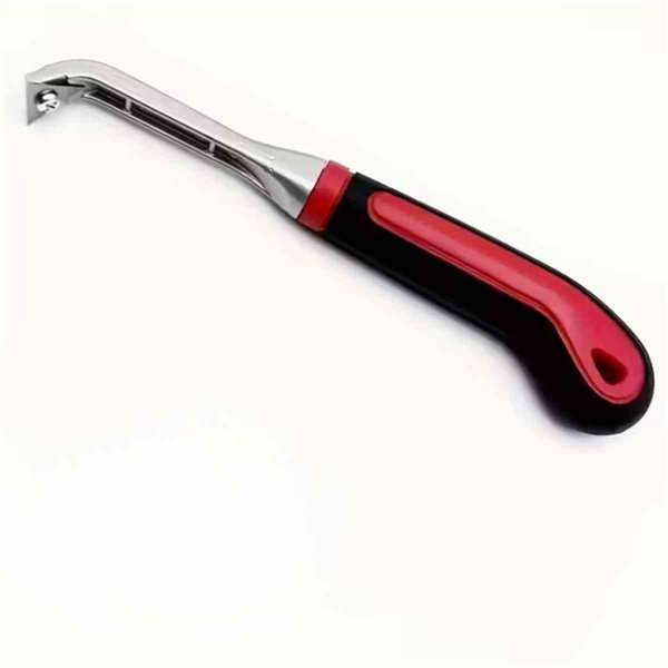 Grattoir manche rouge lame triangle interchangeable peintures/vernis