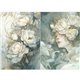 Papier de riz A4 Duo Floral Ivoire