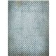 Papier de riz A3 Bleu Shabby à Pois