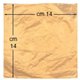 Feuilles de dorure doré chaud carnet 25 feuilles 14x14cm