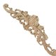 Ornement bois sculpté applique longue 12x50cm