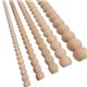 Moulures en longueur bois perles 1x50cm