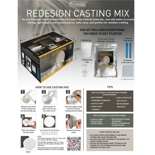 Kit de moulage Redesign Casting Mix Refill 1kg