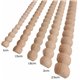 Moulures en longueur bois perles 1x50cm