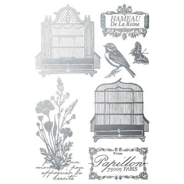 Transfert Foil IOD Papillon 8fe 20x30cm