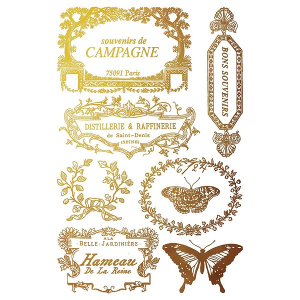 Transfert Foil IOD Papillon 8fe 20x30cm