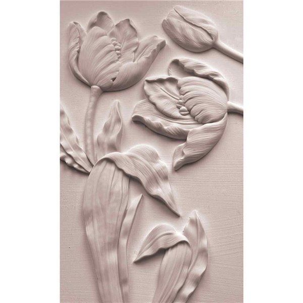 Moule silicone IOD Tulips 15x25cm