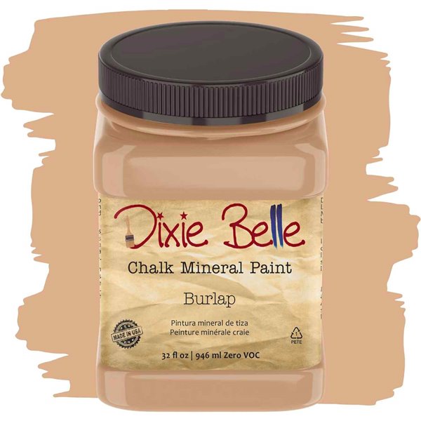 Peinture Dixie Belle taupe Burlap 16oz 473ml