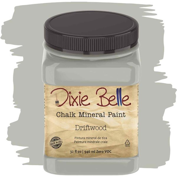 Peinture Dixie Belle gris Driftwood 16oz 473ml