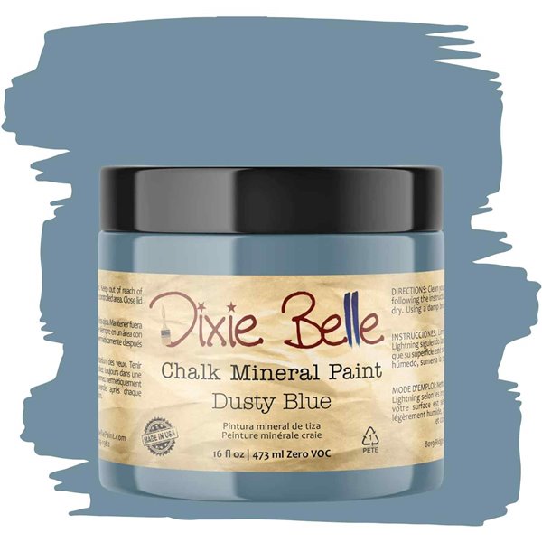 Peinture Dixie Belle bleu Dusty Blue 16oz 473ml
