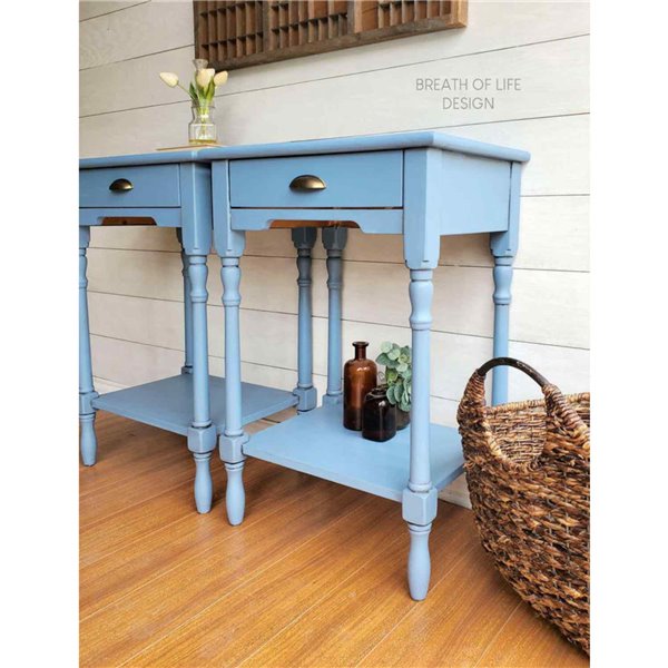 Peinture Dixie Belle bleu Dusty Blue 16oz 473ml