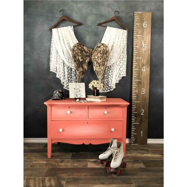Peinture Dixie Belle orange Flamingo 16oz 473ml