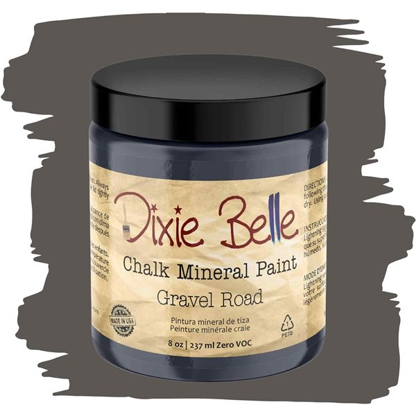 Peinture Dixie Belle gris Gravel Road 16oz 473ml