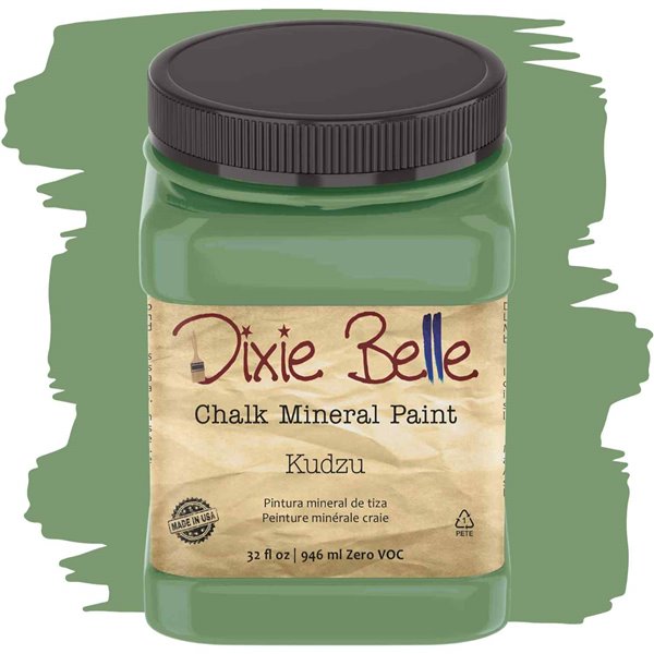 Peinture Dixie Belle vert Kudzu 16oz 473ml