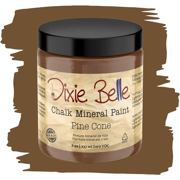 Peinture Dixie Belle marron Pine Cone 16oz 473ml