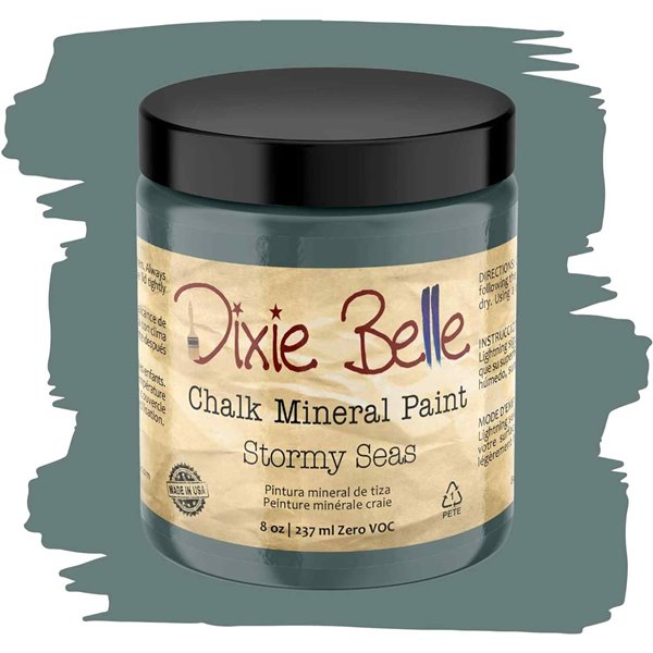 Peinture Dixie Belle gris Stormy Seas 16oz 473ml