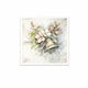 Assortiment papiers de riz x6 15x15cm oiseaux