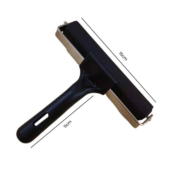 Rouleau Brayer caoutchouc x3 15cm 10cm 5.9cm 