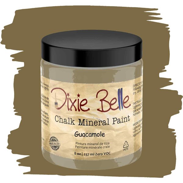 Peinture Dixie Belle vert Holy Guacamole 4oz 118ml