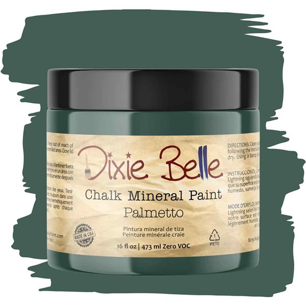 Peinture Dixie Belle vert Palmetto 4oz 118ml