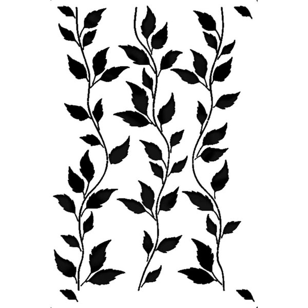 Pochoir décoratif branches et feuilles 30x40cm