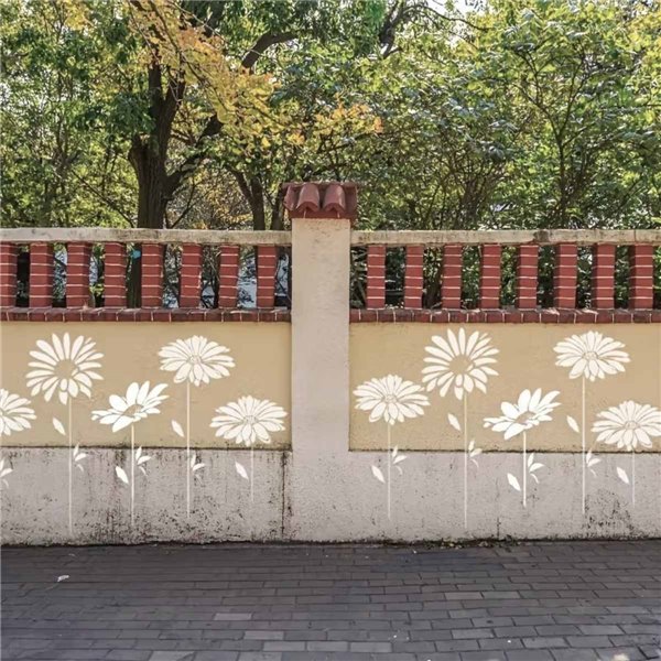 Pochoir décoratif marguerites x5