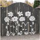 Pochoir décoratif grandes fleurs botaniques x8 