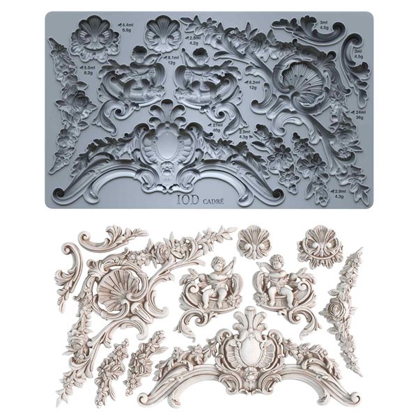 Moule silicone IOD Cadré 15x25cm