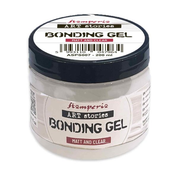 Gel de collage mat et transparent Stamperia 200ml