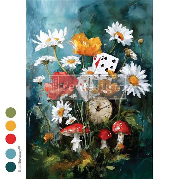Papier fibre découpage Time Rooted In Wonderland Redesign A2