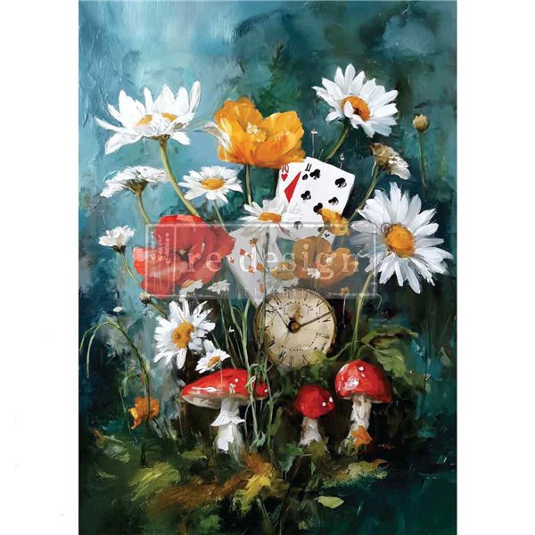 Papier fibre découpage Time Rooted In Wonderland Redesign A2