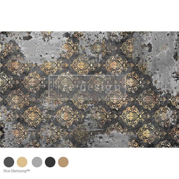 Papier fibre pour découpage Redesign Obsidian Reliquary 49.5x76.2cm