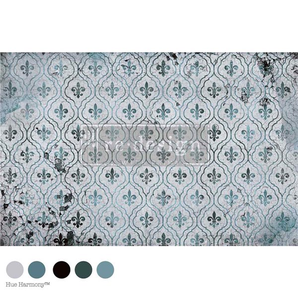 Papier fibre pour découpage Redesign Fossilized Versailles 49.5x76.2cm
