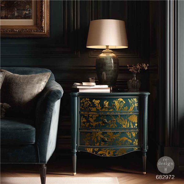 Transfert Foil doré Kacha Redesign Luxe Foliage 45x60cm x2fe