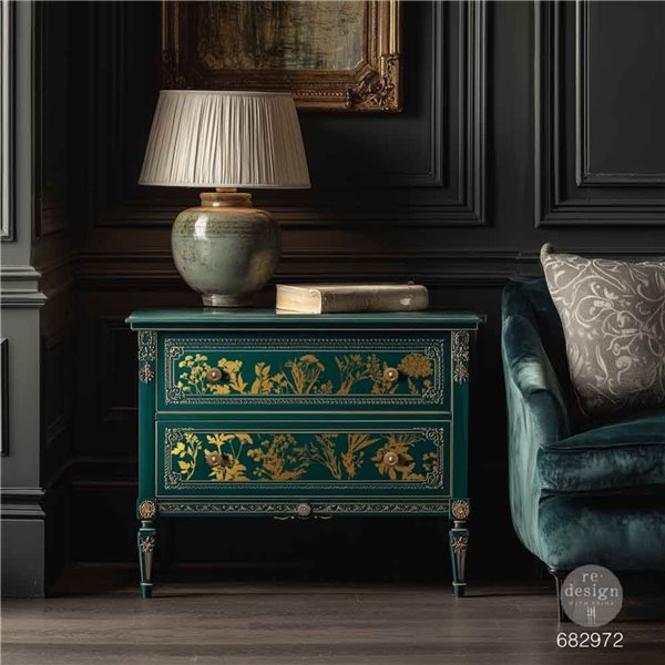 Transfert Foil doré Kacha Redesign Luxe Foliage 45x60cm x2fe