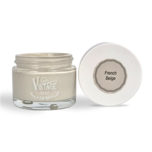 Peinture à la craie Vintage Paint beige French Beige 50ml 