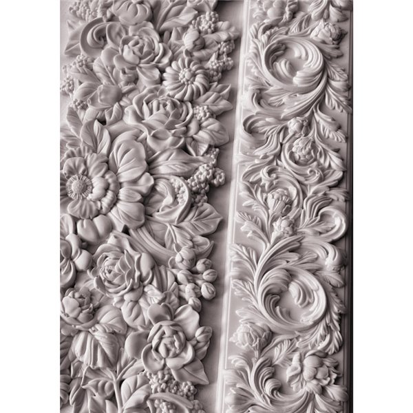 Moule silicone IOD Trimmings 4 ligne éléments floraux