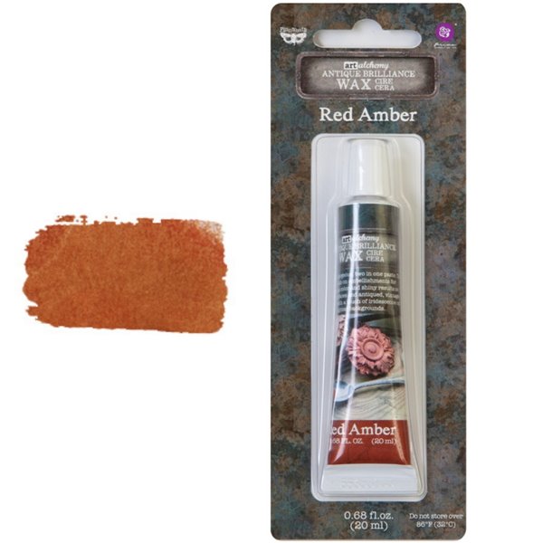 Cire cuivre rouge Art Alchemy antique brillance Red Amber 20ml 