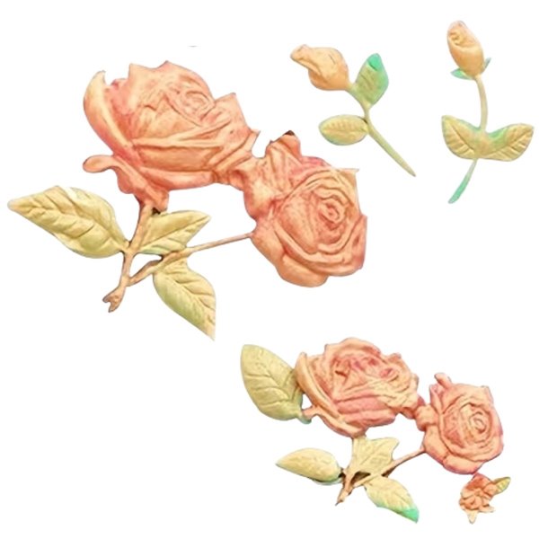 Moule silicone Mya rose 9x11cm