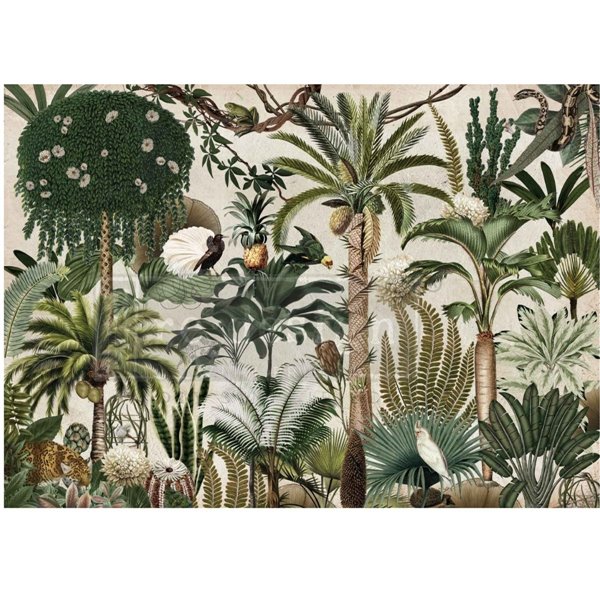 Papier fibre découpage Redesign A1Jungle Bloom