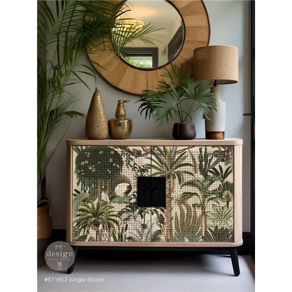 Papier fibre découpage Redesign A1Jungle Bloom