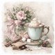 Assortiment papiers de riz x6 15x15cm Cupcackes