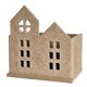 Boite de 2 Maisons en bois MDF à décorer 18x16x9cm