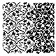 Pochoir Stamperia Tapestry modèle 12x12cm